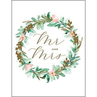 Wedding Card - Laurel Wreath  GINA B DESIGNS   