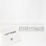 Bag of 110 Pieces (Letters) White/Black Adams Ledgie Adams & Co.   