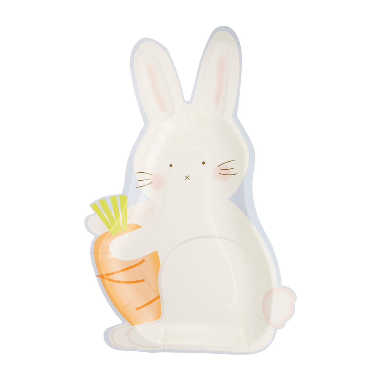 Bunny with Carrot Shaped Paper Plate  My Mind’s Eye   