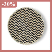 Decorative Tray Bamboo Woven Round Basket Tray Wall Decor  MadeTerra   