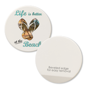 Car Coaster Life is Better at the Beach  Tipsy Coasters & Gifts   