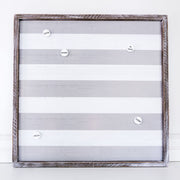 Wood Framed Magnet Board (Stripes), Adams Everyday Adams & Co.   