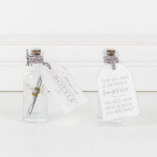 Wood Tag w/ Container "Magical Tooth Fairy Bottle" Adams Kids Adams & Co.   
