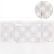 Double-Sided Table Runner (Buffalo Check) White/Blue/Gray Adams Easter/Spring Adams & Co.   