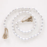 Wood Bead Garland White/Blue Adams Easter/Spring Adams & Co.   