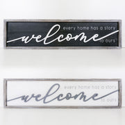 Double Sided "Welcome" Sign Adams Everyday Adams & Co.   