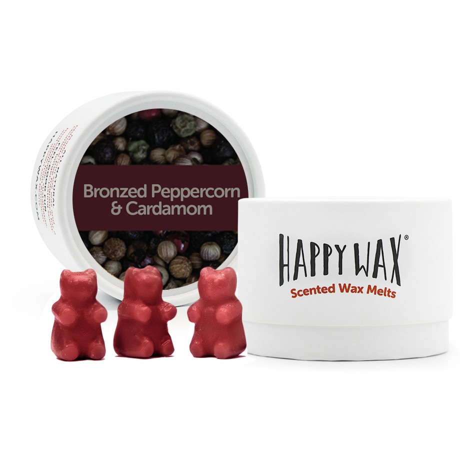 Bronzed Peppercorn & Cardamom Wax Melts - Eco Tin (3.6 oz)  Happy Wax   