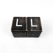 Extra Letters (L) Black/White Adams Ledgie Adams & Co.   