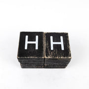 Extra Letters (H) Black/White Adams Ledgie Adams & Co.   