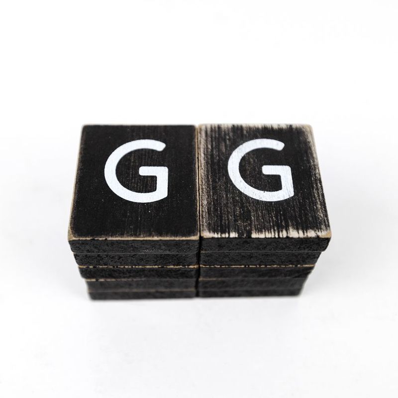 Extra Letters (G) Black/White Adams Ledgie Adams & Co.   