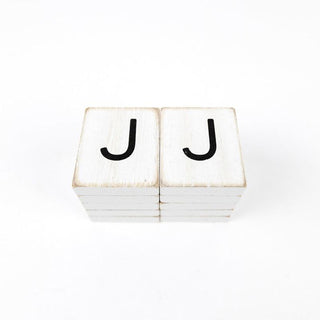Extra Letters (J) White/Black Adams Ledgie Adams & Co.   
