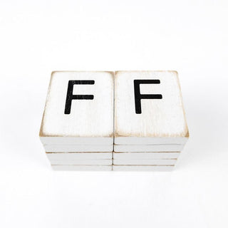Extra Letters (F) White/Black Adams Ledgie Adams & Co.   