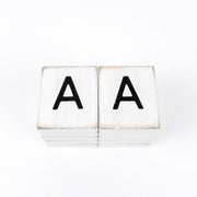 Extra Letters (A) White/Black Adams Ledgie Adams & Co.   
