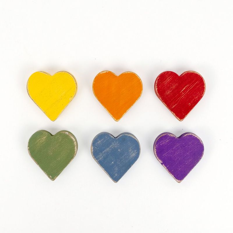Ledgie Shapes - Rainbow Hearts Adams Ledgie Adams & Co.   