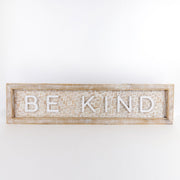 Bamboo Wood Sign "Be Kind" Adams Everyday Adams & Co.   