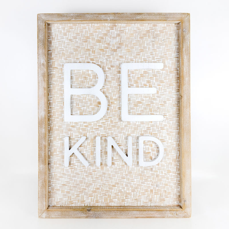 Bamboo Frame with "Be Kind" Adams Everyday Adams & Co.   