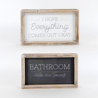 I Hope Everything Comes Out Okay - Bathroom + Badams