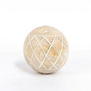 Mango Wood Ball - Diamond Pattern Adams Everyday Adams & Co.   