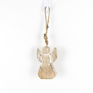 Mango Wood Ornament - Angel Adams Christmas Adams & Co.   