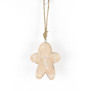 Mango Wood Ornament - Ginger Bread Adams Christmas Adams & Co.   