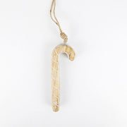 Mango Wood Ornament - Candy Cane Adams Christmas Adams & Co.   