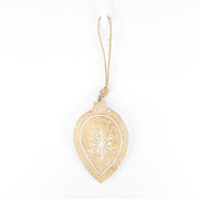 Mango Wood Ornament - Teardrop Adams Christmas Adams & Co.   
