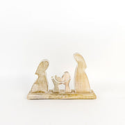 Mango Wood Cutout - Nativity Adams Christmas Adams & Co.   