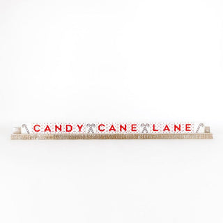 Wood Ledgie Kit (Candy Cane Lane) White/Red/Black Adams Ledgie Adams & Co.