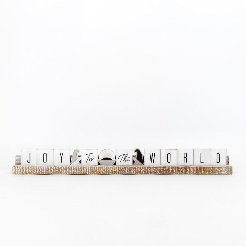 Wood Ledgie Kit "Joy To The World" Adams Christmas Adams & Co.   