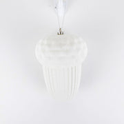 Acrylic Acorn Ornament - White 6" Adams Christmas Adams & Co.   