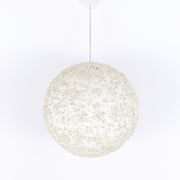 Jewel Ball Ornament - White 6" Adams Christmas Adams & Co.   