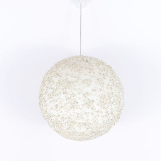 Jewel Ball Ornament - White 6" Adams Christmas Adams & Co.   
