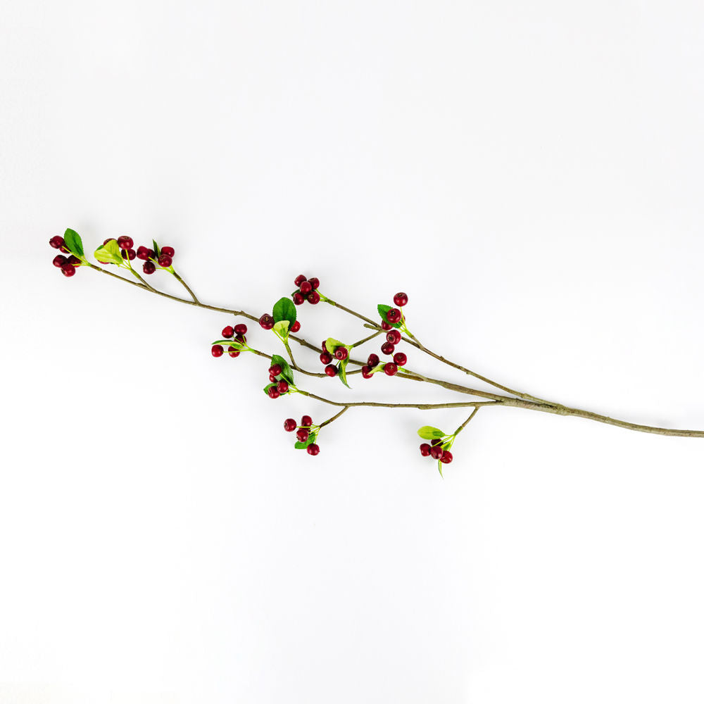 Faux/Foam Ficus Berry Clusters - Red 36" Adams Christmas Adams & Co.   