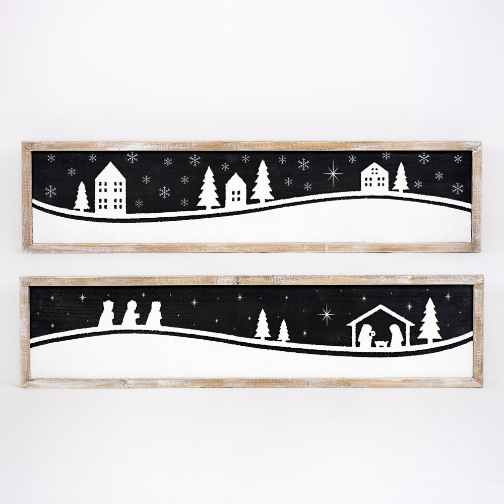 rvs wd frmd sn (VLGE/NTVTY) Adams Christmas Adams & Co.   