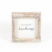 Wood Framed Sign "Cultivate Kindness" Adams Everyday Adams & Co.   