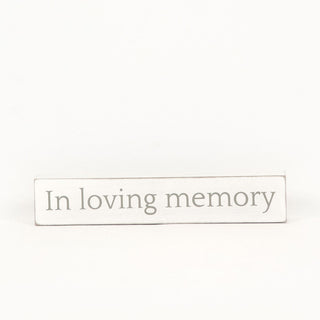 Wood Sign - Loving Memory Adams Everyday Adams & Co.   