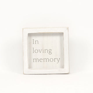 Wood Framed Sign "In Loving Memory" Adams Everyday Adams & Co.   