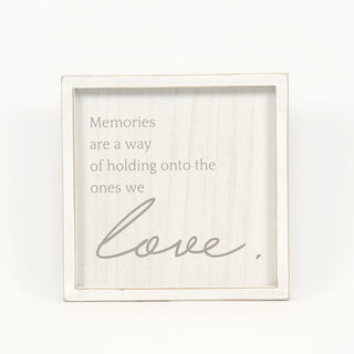 Wood Framed Sign "Memories are a way of..." Adams Everyday Adams & Co.   