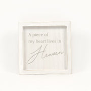 Wood Framed Sign- Piece of My Heart Adams Everyday Adams & Co.   