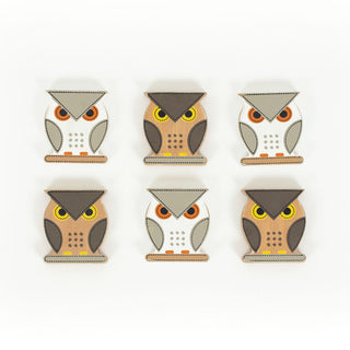 Ledgie Shapes - Owls Adams Ledgie Adams & Co.   
