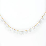 Wood Bead Garland w/Tassels (Snowflakes) White/Natural Adams Christmas Adams & Co.   