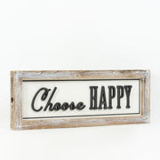 Reversible Wood Framed Sign (Magic/Happy) Adams Christmas Adams & Co.   