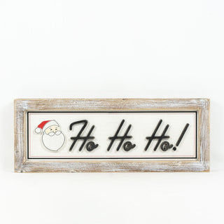 Reversible Wood Framed Sign (Hoho/Follow Dreams) Adams Christmas Adams & Co.   