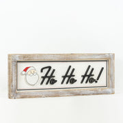 Reversible Wood Framed Sign (Hoho/Follow Dreams) Adams Christmas Adams & Co.   