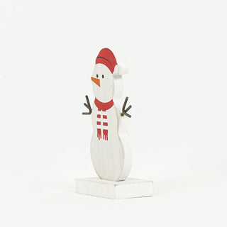 Wood Cutout on Stand (Snow Woman) Small Adams Christmas Adams & Co.   