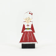 Wood Cutout on Base (Mrs Claus) Small Adams Christmas Adams & Co.   