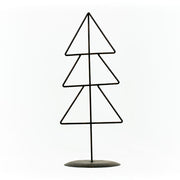 Metal Xmas Tree on Stand (Triangle) Black (Large) Adams Christmas Adams & Co.   