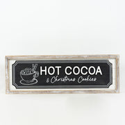 Reversible Wood Framed Shiplap Sign (Coffee/Hot Cocoa) Adams Christmas Adams & Co.   