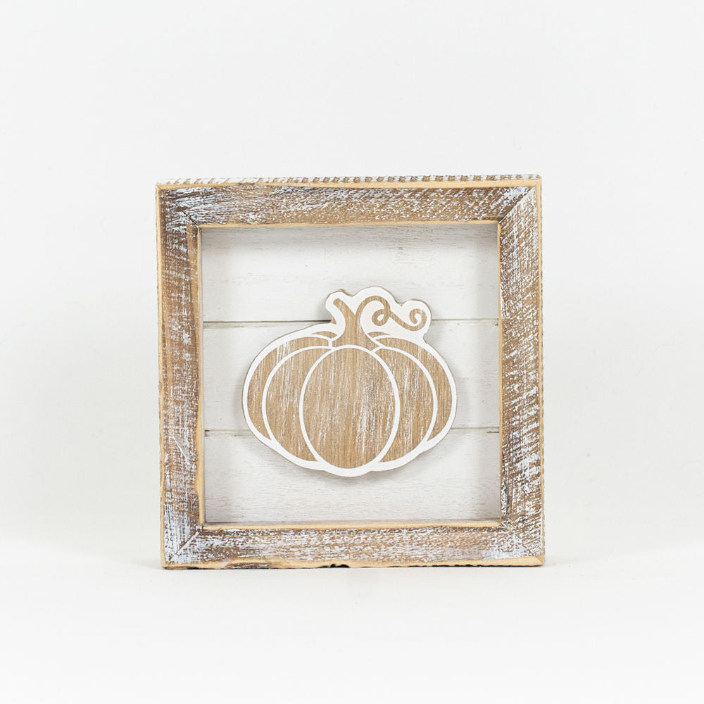 Reversible Wood Framed Sign (Pumpkin/Candy Corn) Adams Halloween Adams & Co.   