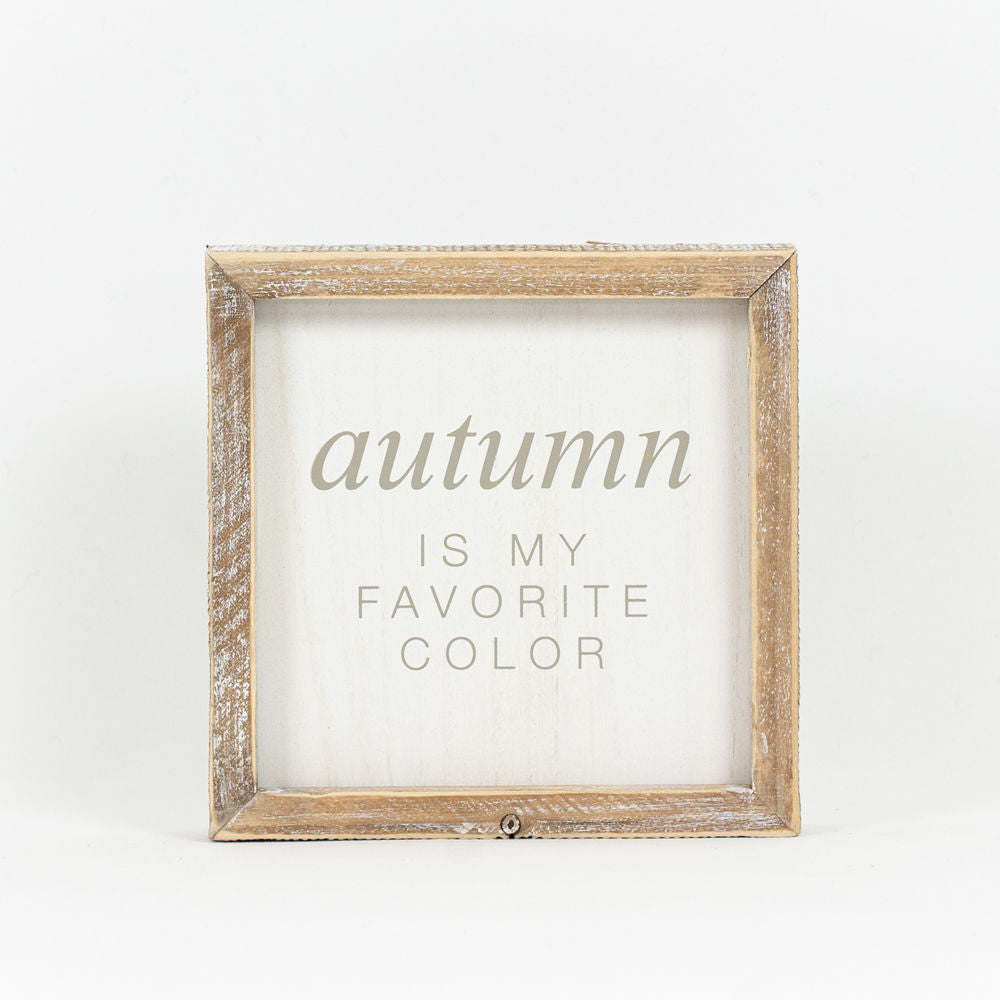 Reversible Wood Framed Sign (Autumn/Tick or Treat) Adams Halloween Adams & Co.   